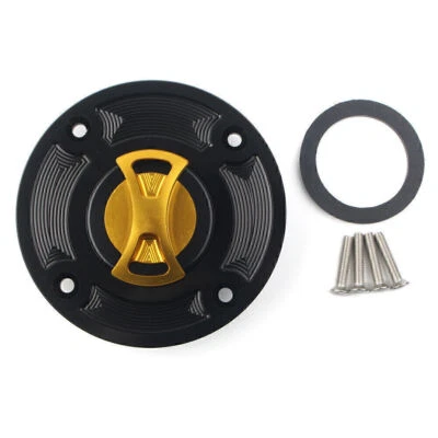 Cubierta de tapa del tanque de combustible para Suzuki TL1000S GS500 GSXR600 GSXR750 GSXR1000 dorado Foto 1 de 4