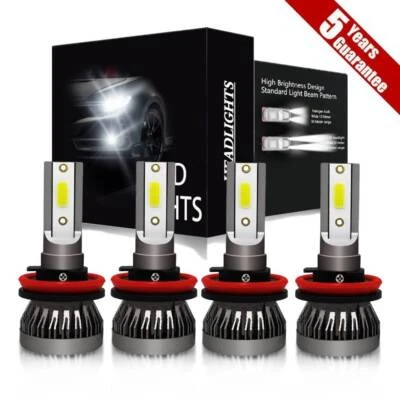 4Pc For Nissan Altima 2007-2015 2016-2018 High /Low Beam LED Headlight Bulbs Kit - Image 1 of 4