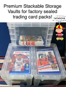 (3) Aufbewahrungsbox Lot für versiegelte Sammelkarten Packs (TCG Folie, Hobby, Cello Packs) - Bild 1 von 4