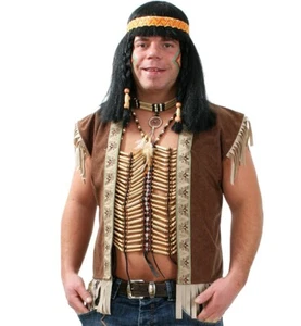 Catena petto indiana decorazione petto costume indiano carnevale festa cosplay - Foto 1 di 2