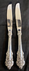 Wallace Sterling Grande Baroque 9”Place Knives Set Of 2