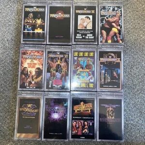 Huge Lot WWF Wrestlemania VHS Tapes Home Video 1998 Titan Release *ALL SEALED* - Picture 1 of 18