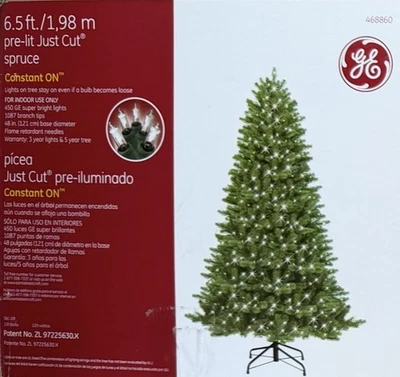 Ge Pre-Lit 6.5 Feet Indoor Christmas Tree - Image 1 of 4
