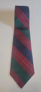 Polo Ralph Lauren Krawatte Herren klassisch gestreift Seide rot grün blau adrette Krawatte - Bild 1 von 4
