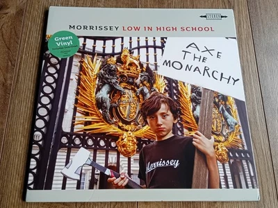 MORRISSEY - LOW IN HIGH SCHOOL LP 2017 GREEN VINYL NEAR MINT - Image 1 of 4