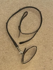 Antique Woods Patent Leather Single Quick Release Greyhound Coursing Slip Lead - Picture 1 of 8