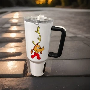 Sleigh Bell Bistro Stainless Steel Ultimate Tumbler 40oz The Grinch Max - Picture 1 of 5
