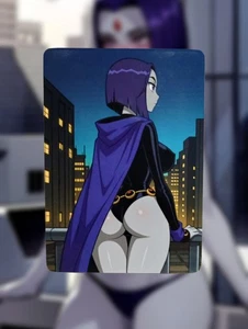 Raven Justice League Anime Waifu Sexy Göttin Doujin Lewd Hentai Karte - Bild 1 von 1