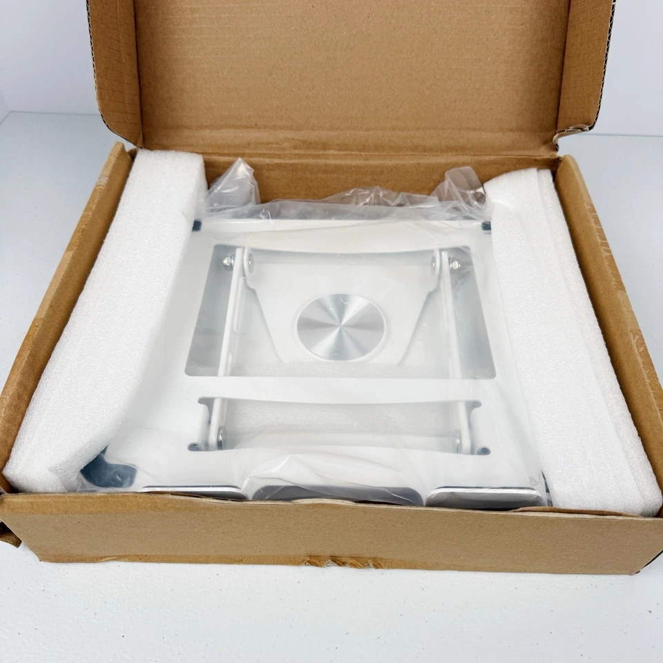 i1 Laptop Stand Silver Adjustable Foldable Riser w/ 360° Rotating Base 10-19” - Image 1 of 4