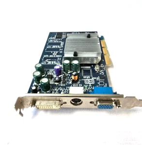 NVIDIA GeForce FX 5200 AGP 8X 128MB DDR Graphics Card DVI VGA Retro Gaming GPU - Picture 1 of 4