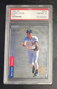 Tarjeta de novato 1993 UD SP béisbol Derek Jeter New York Yankees lámina #279 PSA 8 - Imagen 1 de 2