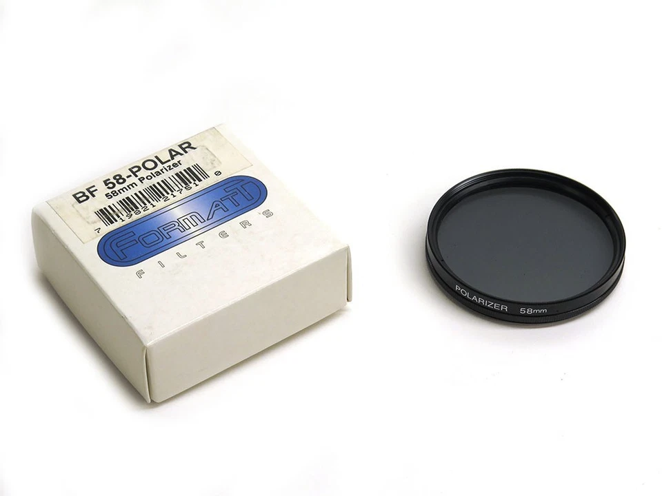 Formatt Hitech 58mm linear polarizer lens filter Bogen BF 58-polar polarizing - Image 1 of 3