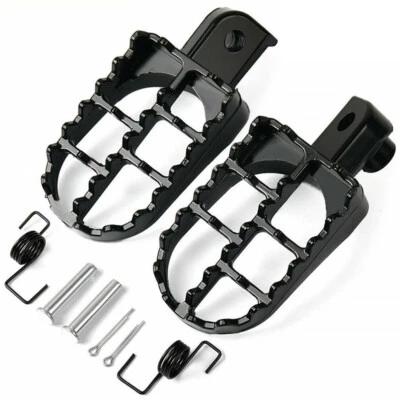 Reposapiés para moto de cross estriberas pedal para Honda CR250R CR125R CR80R XR100R XR200R Foto 1 de 4