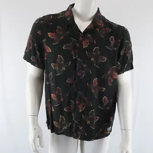 Stranger Things Netflix Demogorgon Short Sleeve Button Up Shirt Mens M - Picture 1 of 8