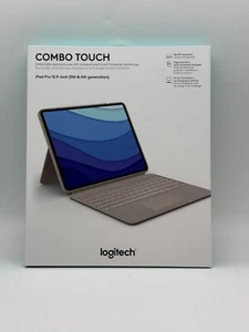 Logitech Combo Touch Keyboard Case for 12.9" Apple iPad Pro 5th Gen. - Sand - Bild 1 von 2