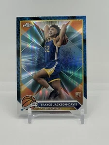 2023-24 Topps Chrome - Blue Basketball Refractor #176 Trayce Jackson-Davis (RC) - Picture 1 of 2