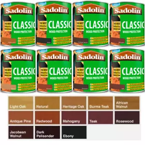Pinturas clásicas de protección de madera Sadolin - disponibles en todos los tamaños - Imagen 1 de 161