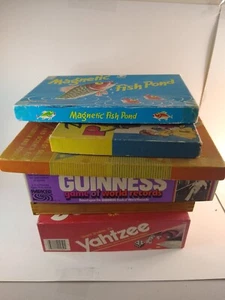 Lot Of Vintage Games Magnetic Fish Pond, Building Blocks - Picture 1 of 7