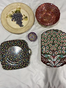 Plate And Small Bowl Lot - Picture 1 of 5