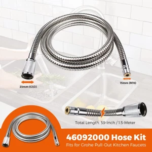 Pull Out Spray Hose for Grohe Kitchen Faucets Pull down Kitchen Faucet Hose - Picture 1 of 5
