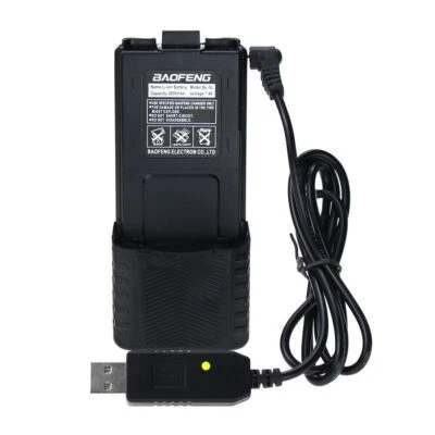 BL-5L 3800mAh 7.4V Battery with Charger USB Cable for Baofeng UV-5R UV-5RIII - Image 1 of 4