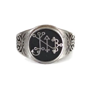 #51 Balam Sigil Ring from The Key of Solomon Goetia 72 Demons + Optional pendant - Picture 1 of 10
