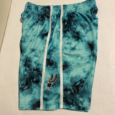 Mens Mitchell & Ness Galaxy Swingman San Antonio Spurs 1998-99 Shorts Large Cover