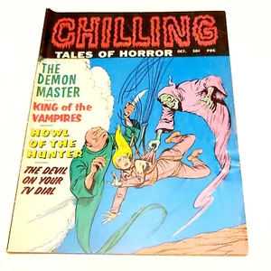 Chilling Tales of Horror Oct 1970 FN (Vol 1, No 6) Vintage Horror Vampires - Picture 1 of 9