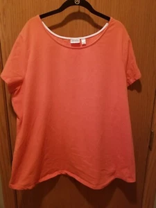 3x Wicked By Women With Control Orange Round Neckline EXCELLENT Condition - Bild 1 von 3