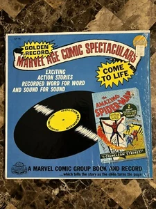 1966 AMAZING SPIDER-MAN GOLDEN MARVEL RECORD MMMS MARVELMANIA ORIGINAL WRAP - Picture 1 of 8