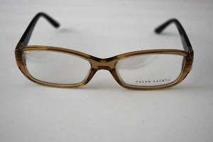 Ralph Lauren Optical Beige Translucent Havana RL6035 5217 52-16-135 Eyeglasses - Picture 1 of 5