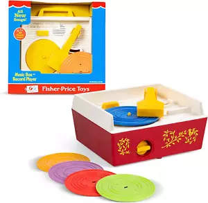 Fisher Price Record Player Retro Toy - Tactile Interactive for Kids 18+ Months - Picture 1 of 12