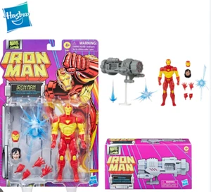 Figura de acción Hasbro Marvel Legends Series Retro Iron Man 6 pulgadas con Big Canon - Imagen 1 de 6