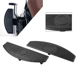 GummiTrittbrettpolster für vorderen Fahrereinsatz für Harley Softail Fat Boy - Picture 1 of 12