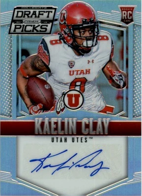 2015 Panini Prizm Draft Picks Autographs Prizms #249 Kaelin Clay Auto - FB - Image 1 of 2