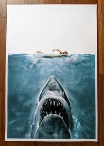 Jaws Shark S&D by Roger Kastel SIGNED Limited Edition x/280 Screen Print Mondo MINT - Bild 1 von 2