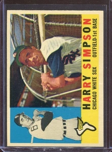 1960 Topps Baseball # 180 Harry Simpson (NM) Near Mint - Picture 1 of 2