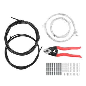 Cortador de cable de bicicleta de acero inoxidable 87 piezas y cable de carcasa de freno, Shi de bicicleta... - Imagen 1 de 7