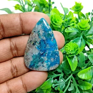 Sonora Sonnenaufgang Stein Natur Chrysokoll Cabochon lose Edelstein 68 Kt. ME-13871 - Bild 1 von 7