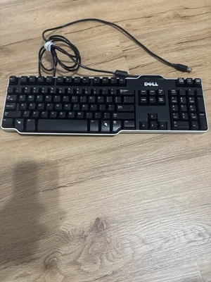 Dell 0NM467 Wired USB Keyboard Mechanical Black/Silver - Image 1 of 4