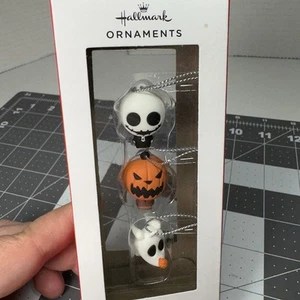 Hallmark Disney Nightmare Before Christmas Mini Ornament Set of 3 Jack - Picture 1 of 6