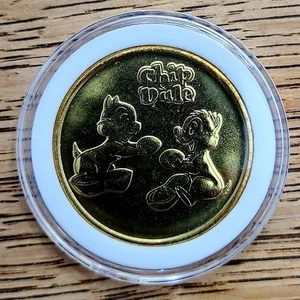 Disney Parks Ft. Wilderness Campground Chip 'n Dale Collectible Coin Medallion - Picture 1 of 3