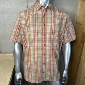 5.11 Tactical Shirt Men’s Large Red Plaid Snap Button Hidden Concealed Carry CC - Picture 1 of 6