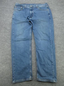 Pantalones de mezclilla Levis 505 para hombre 38x30 azul pierna recta cremallera mosca sin agua tiro medio - Imagen 1 de 16