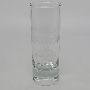 Vintage Patron Tequila 4" groß Honigbiene Schnapsglas Sammlerstück geätzt Bar Ware - Bild 1 von 2