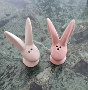 Salz und Pfeffer  aus Keramik  - Hasen - Bild 1 von 8