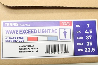 ZAPATOS DE TENIS WAVE EXCED LIGHT AC PARA MUJER NUEVOS EN CAJA (CORAL ARDIENTE/BLANCO) #61GA221958 Foto 1 de 4