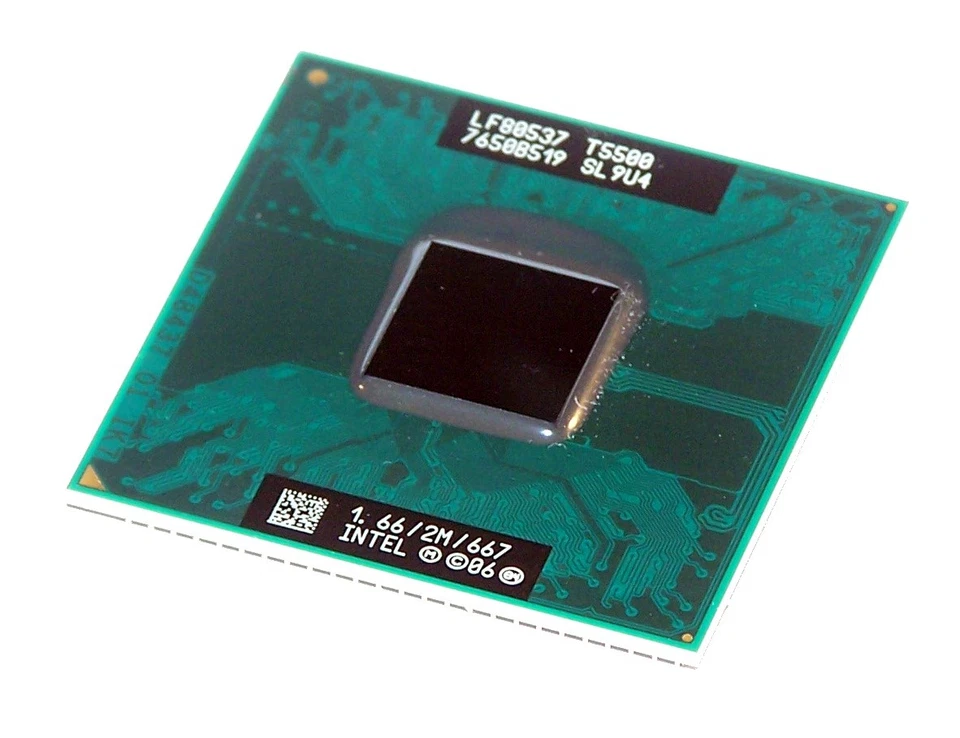 CPU Intel Dual Core Duo Mobile T5500 1,66/2M/667 SL9U4 Processor Socket 478 - Image 1 of 1