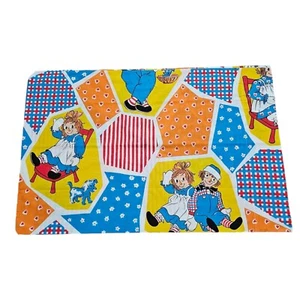Vintage Raggedy Ann and Andy Kissenhülle Standardgröße - Bild 1 von 7