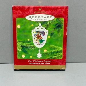 Our Christmas Together Hallmark Ornament 2000 Victorian Era Skaters - Picture 1 of 11